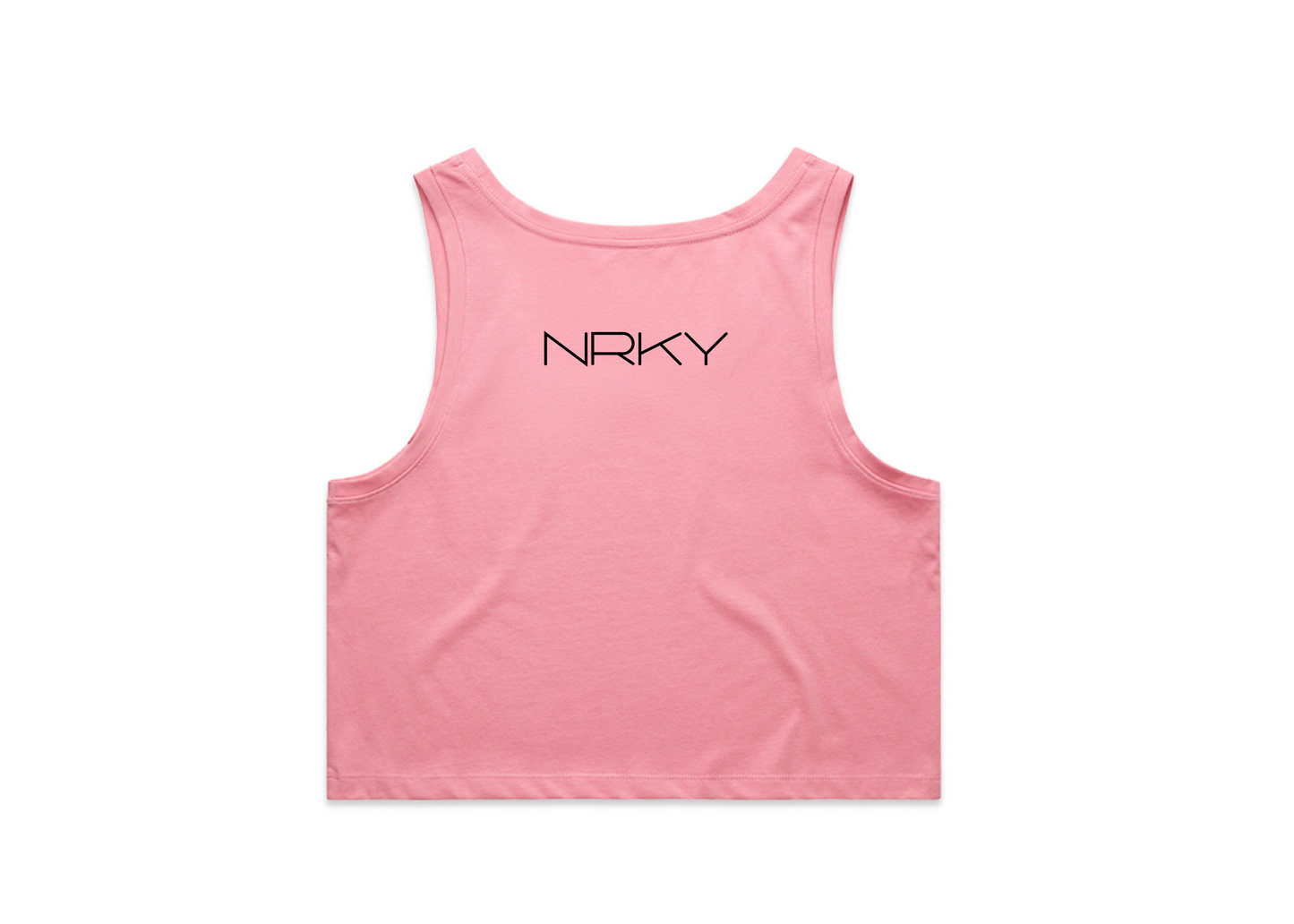 Women's Anarchy Crop Tank - Pink