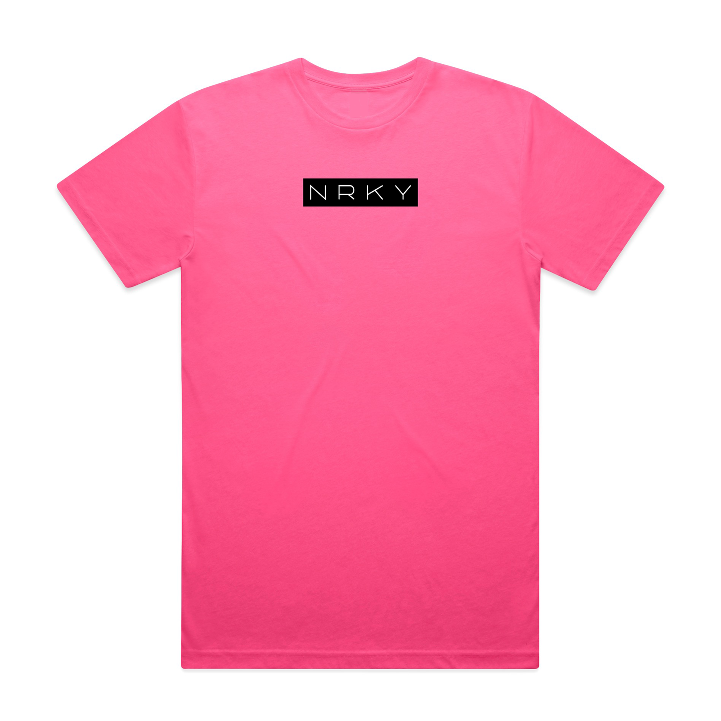 Men’s Mayhem Tee - Black on Pink