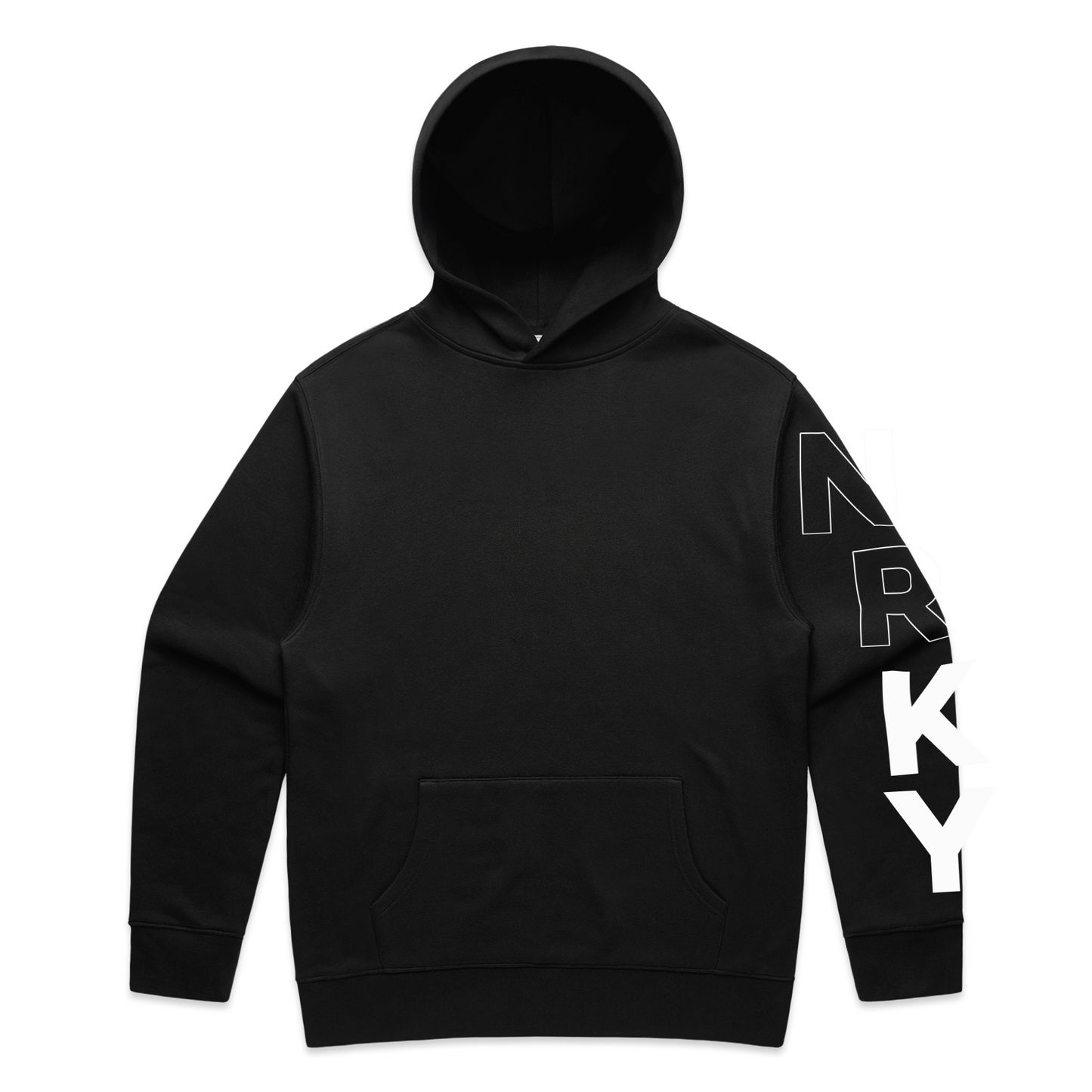 Men's Revolution Hoodie - White on Black