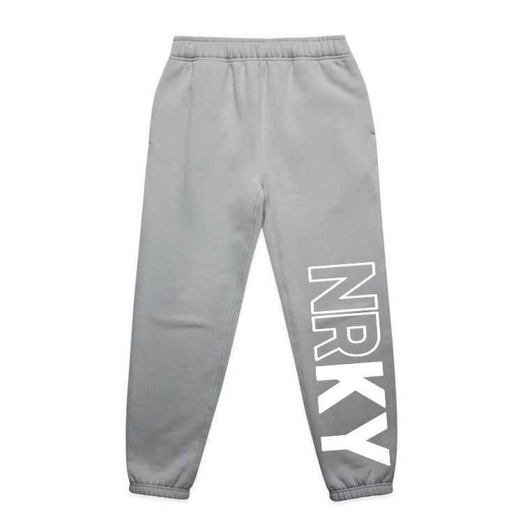 Women's Revolution Tracksuit Pants - White on Storm