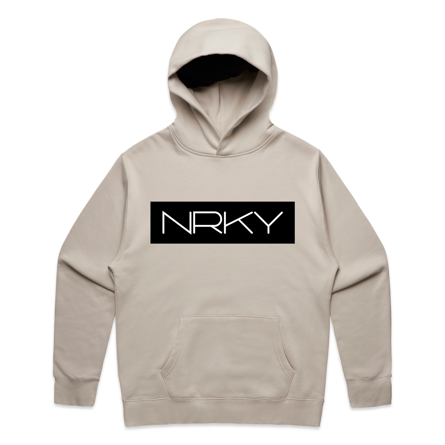 Men's Hustle Hoodie - Black on Bone