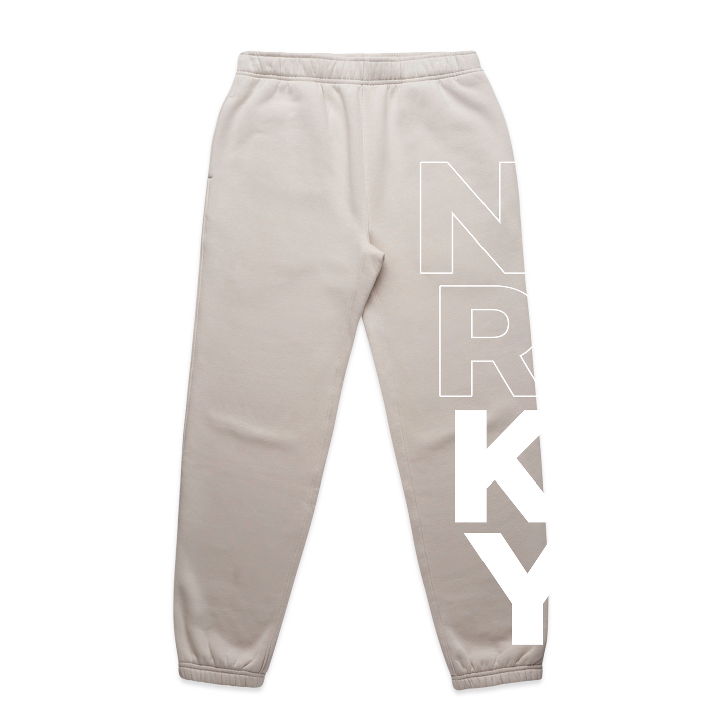 Women's Revolution Tracksuit Pants - White on Bone