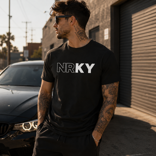 Men’s Revolution Tee - White on Black