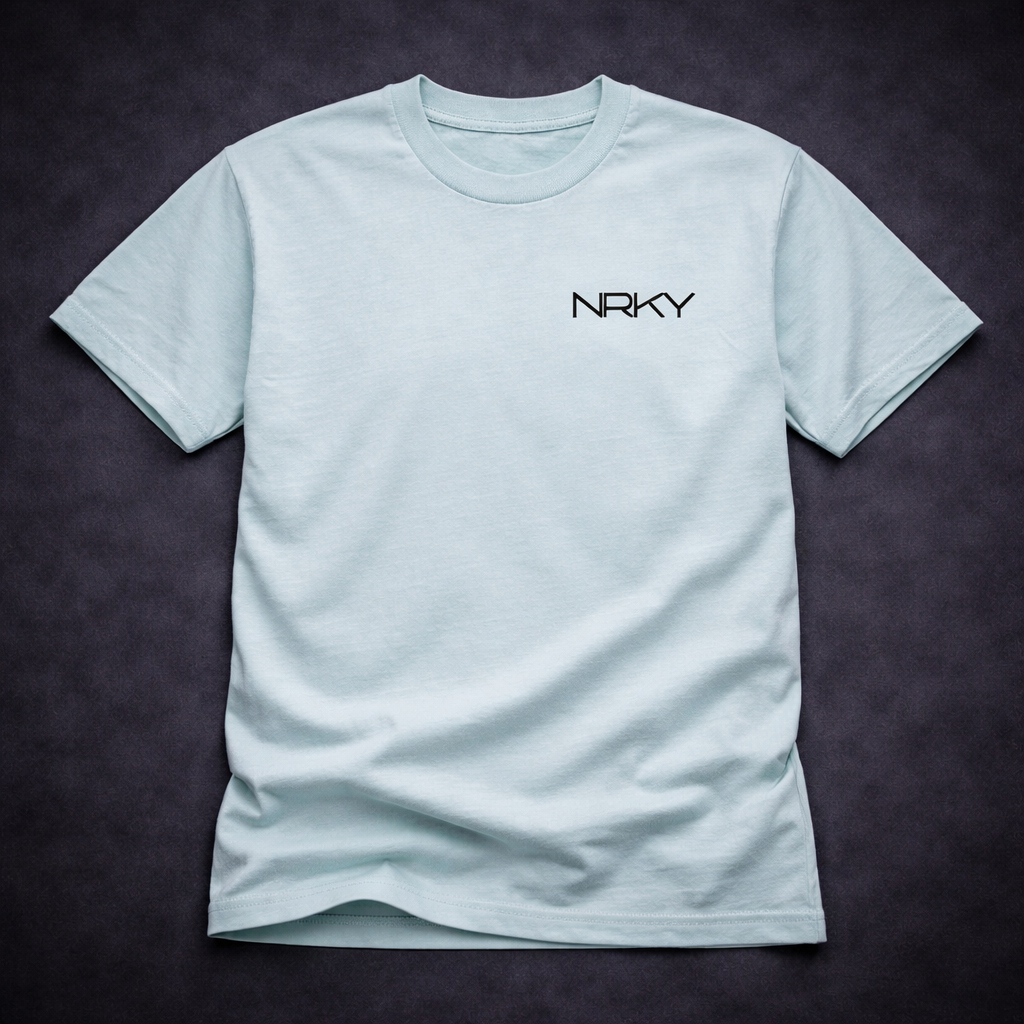 Men’s Anarchy Tee -  Black on Lagoon