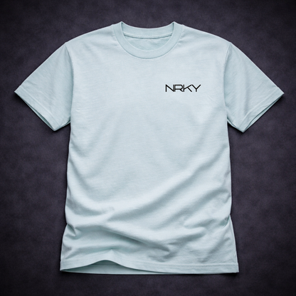Men’s Anarchy Tee -  Black on Lagoon