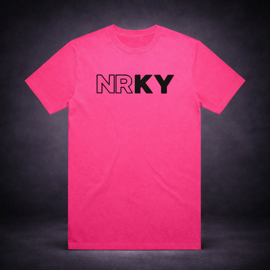 Men’s Revolution Tee - Black on Pink