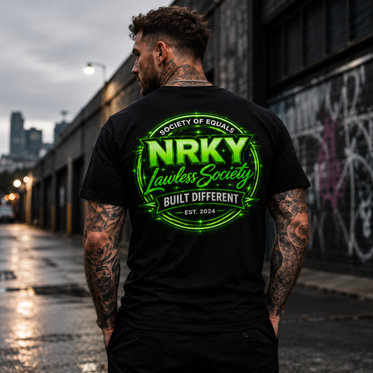 Men’s Sinister Tee - Green on Black
