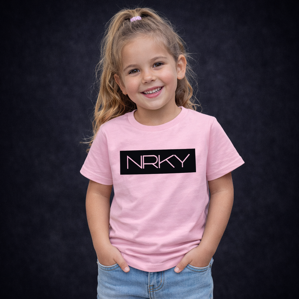 Kid's Hustle Tee - Pink