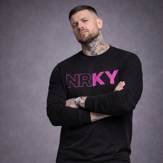 Men’s Revolution Long Sleeve - Pink on Black