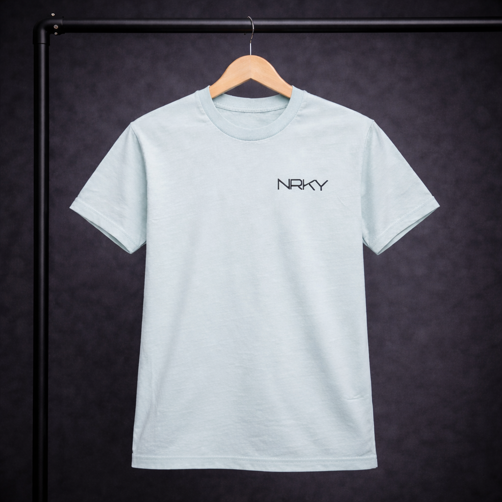 Men’s Anarchy Tee -  Black on Lagoon