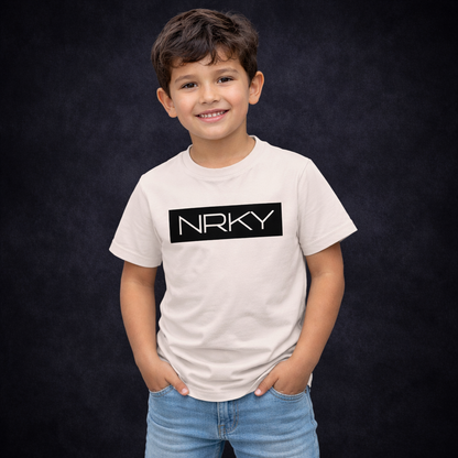 Kid's Hustle Tee - Bone