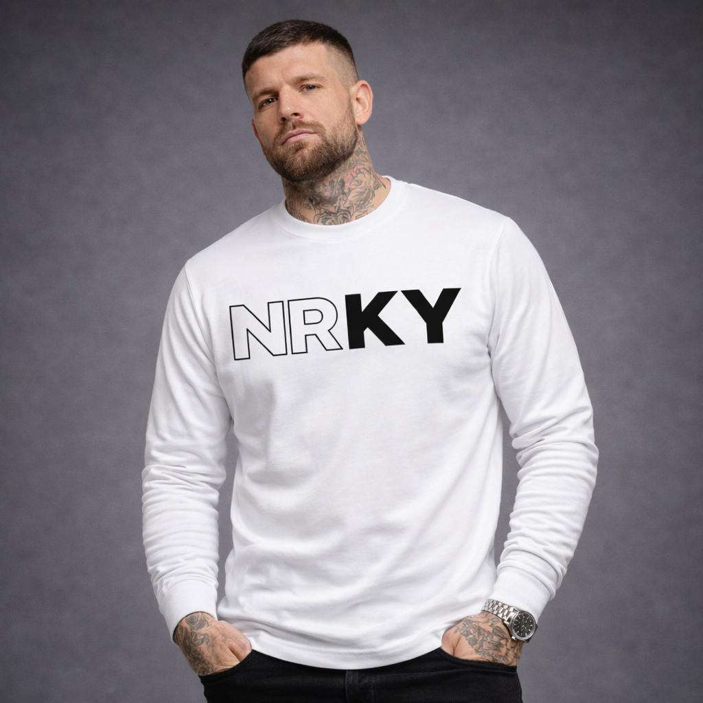 Men’s Revolution Long Sleeve - Black on White