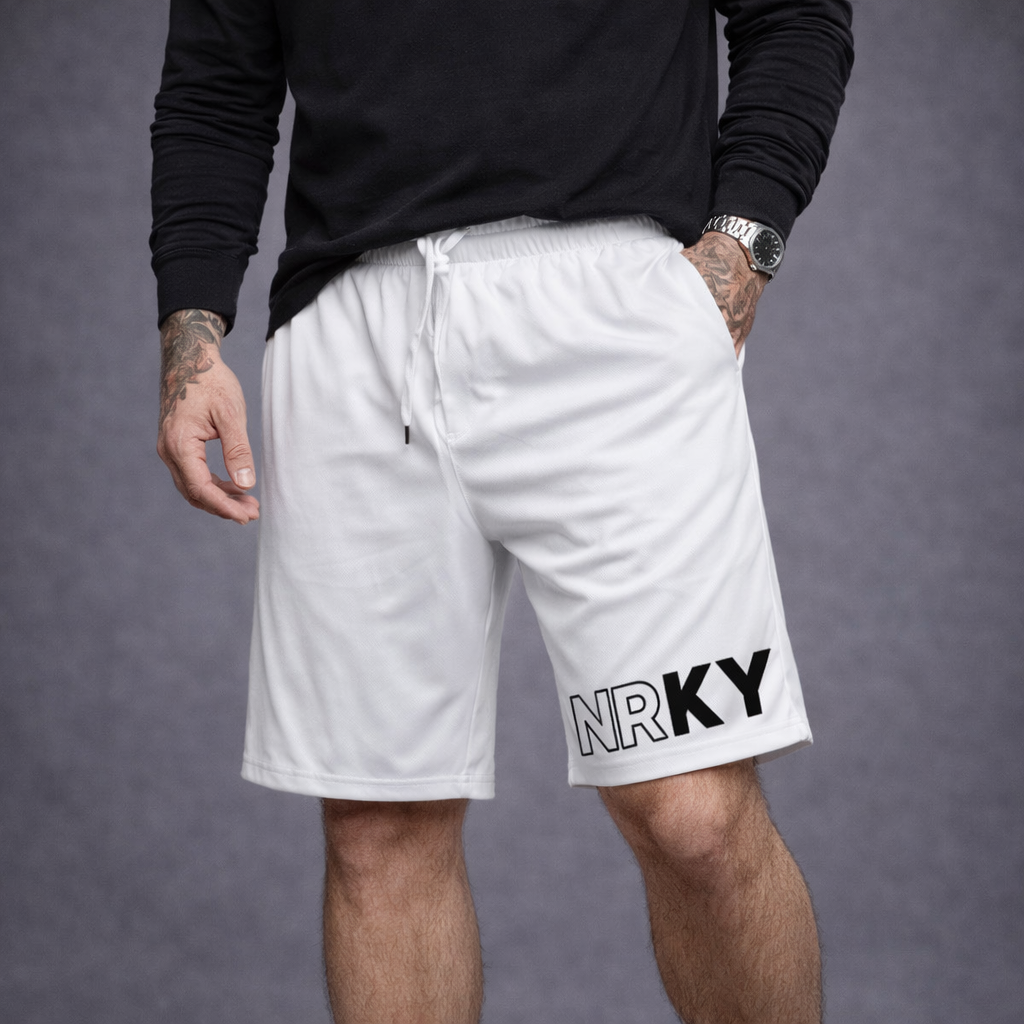 Men's Revolution Sports Shorts - White