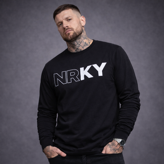 Men’s Revolution Long Sleeve - White on Black