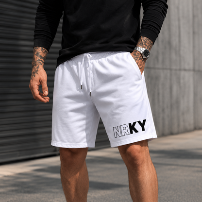 Men's Revolution Sports Shorts - White