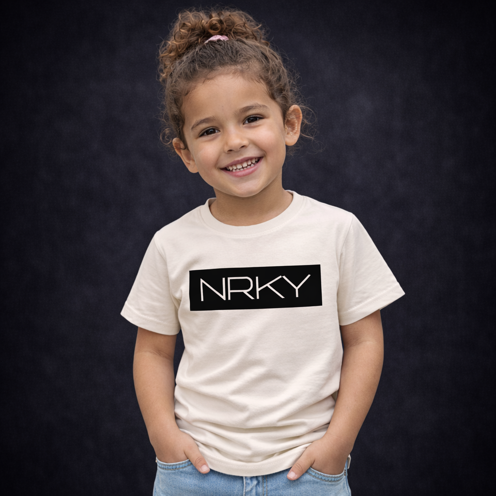 Kid's Hustle Tee - Bone