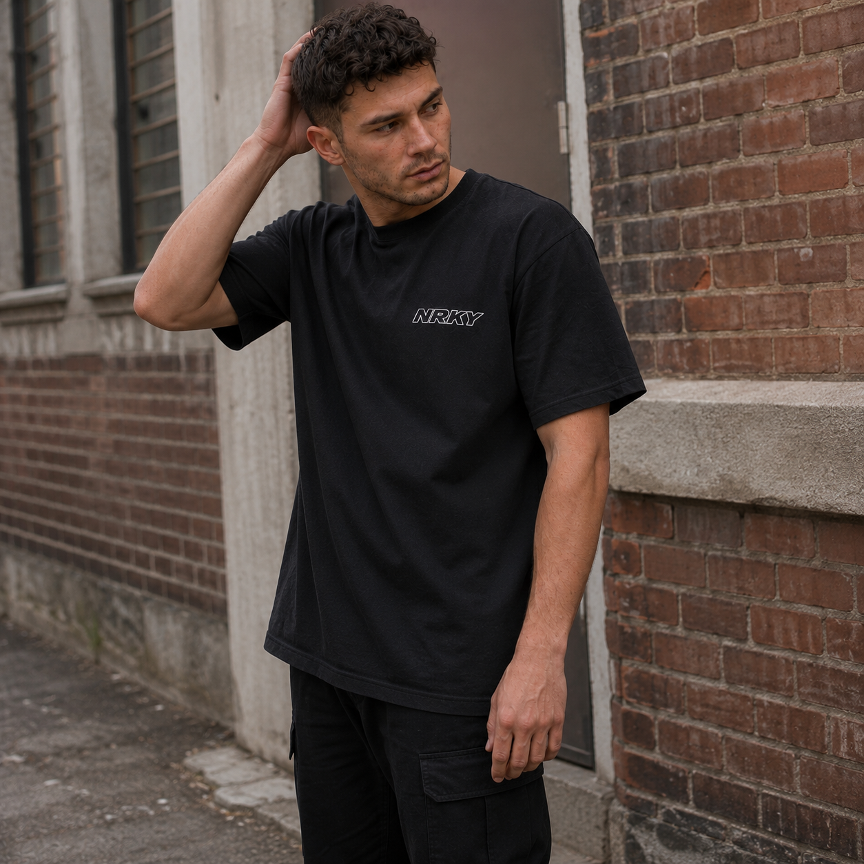 Men's Defiance Tee - Yellow on Black