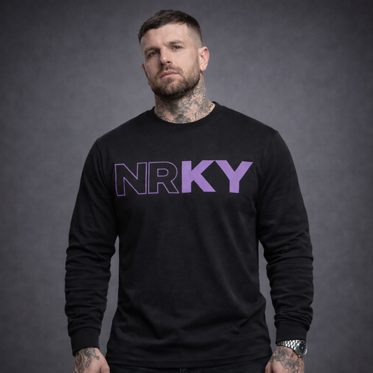 Men’s Revolution Long Sleeve - Purple on Black