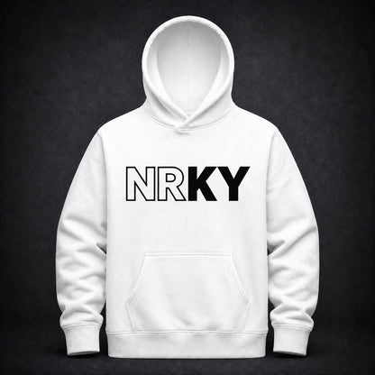 Men's Revolution Hoodie - Black on White