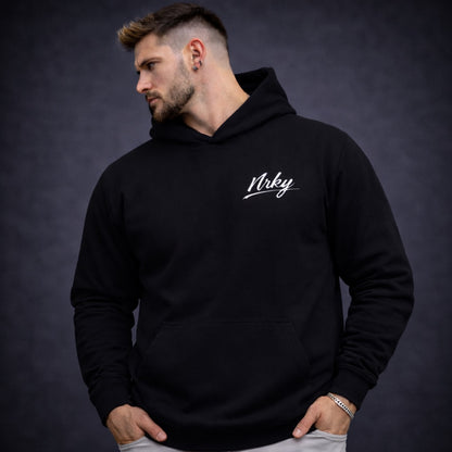 Men’s Sinister Hoodie - Blue on Black
