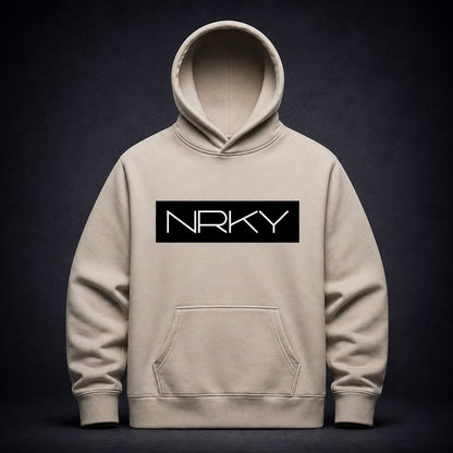 Men's Hustle Hoodie - Black on Bone