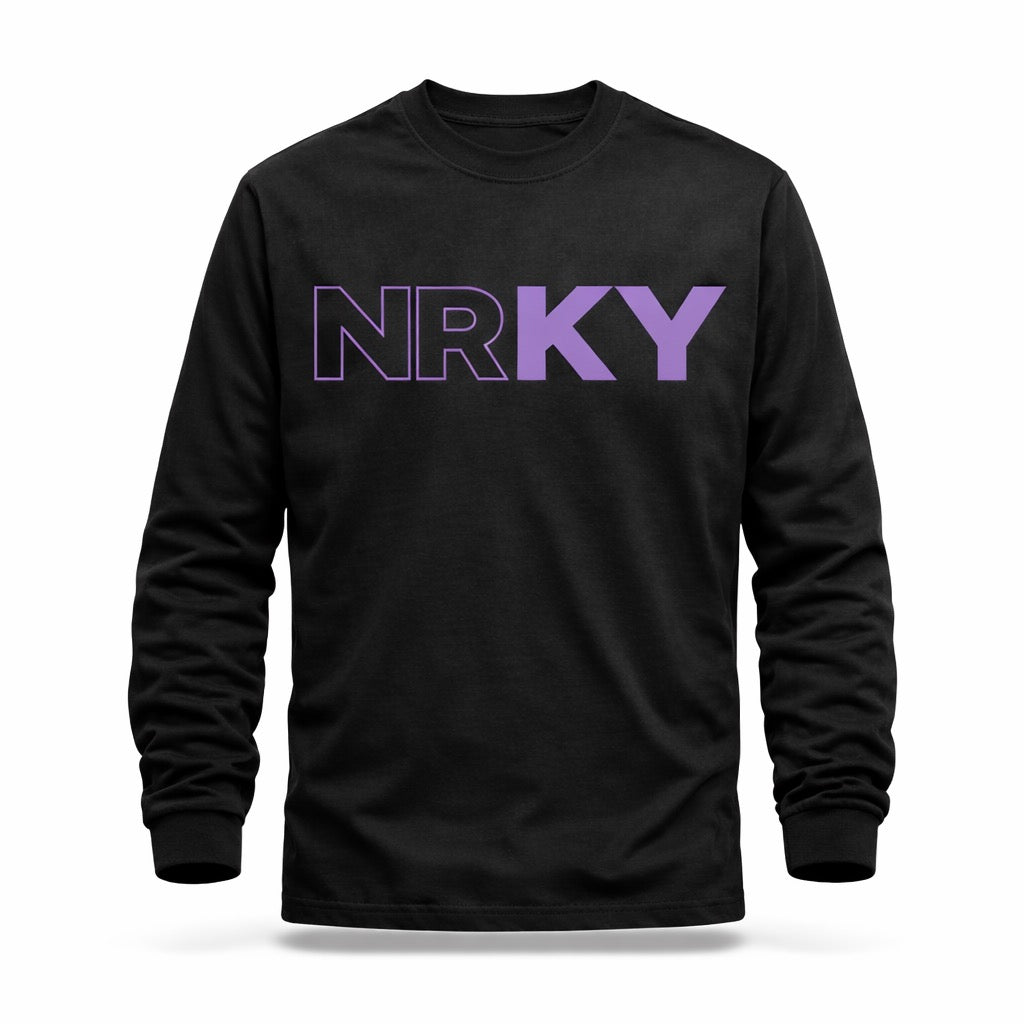 Men’s Revolution Long Sleeve - Purple on Black