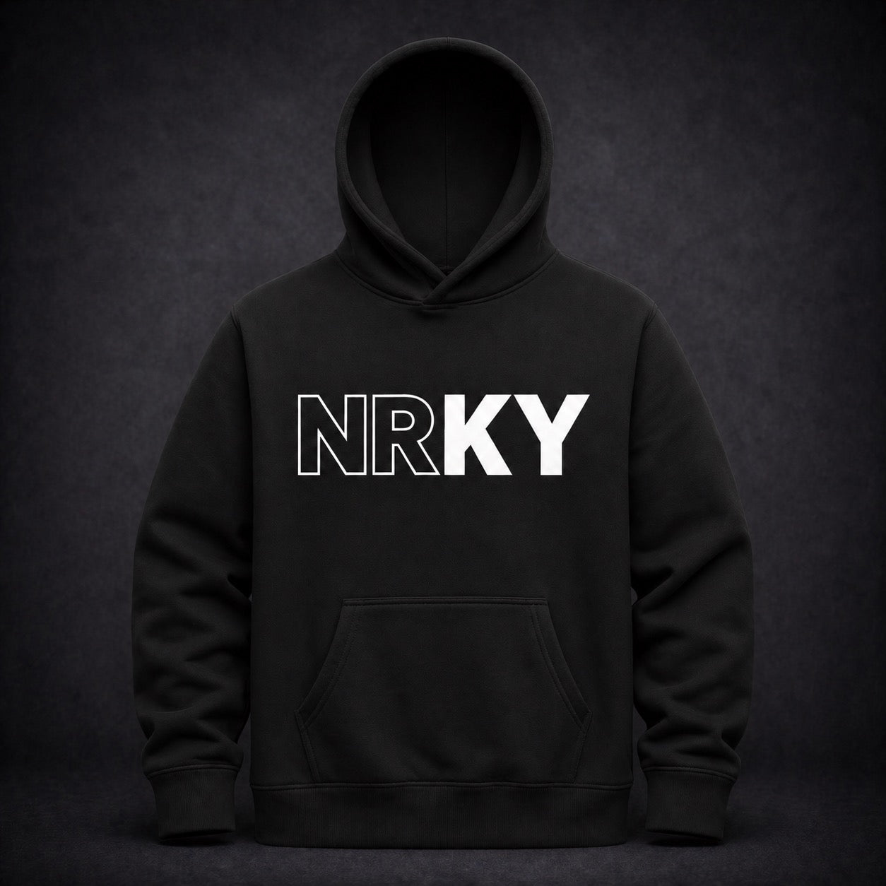 Men's Revolution Hoodie - White on Black