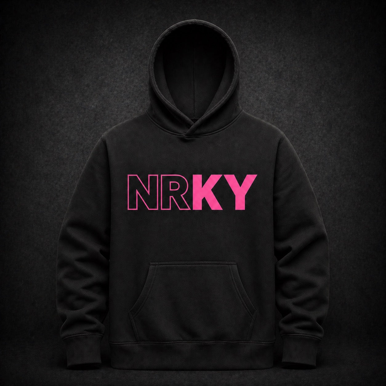 Men's Revolution Hoodie - Pink on Black