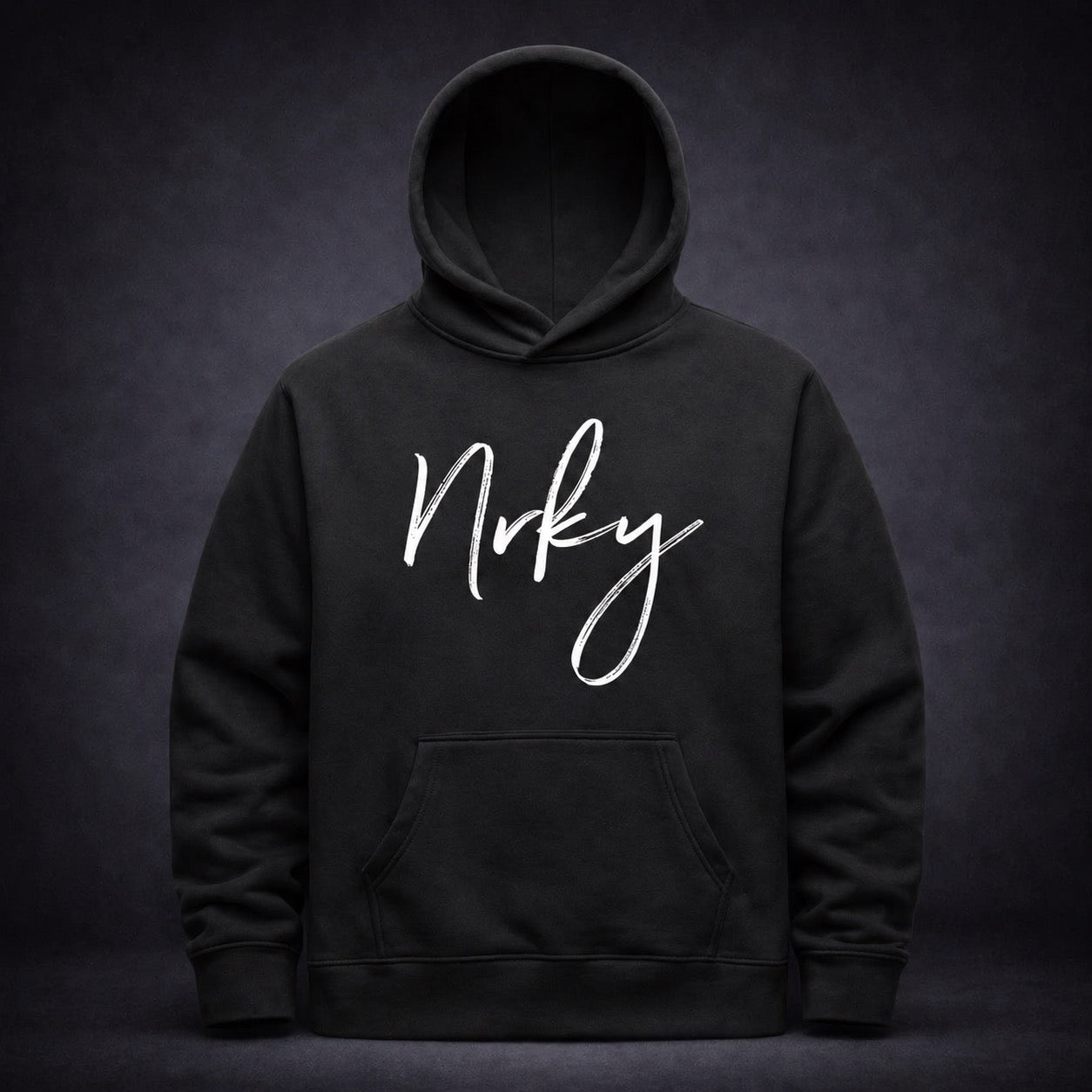Men’s Disobey Hoodie - White on Black