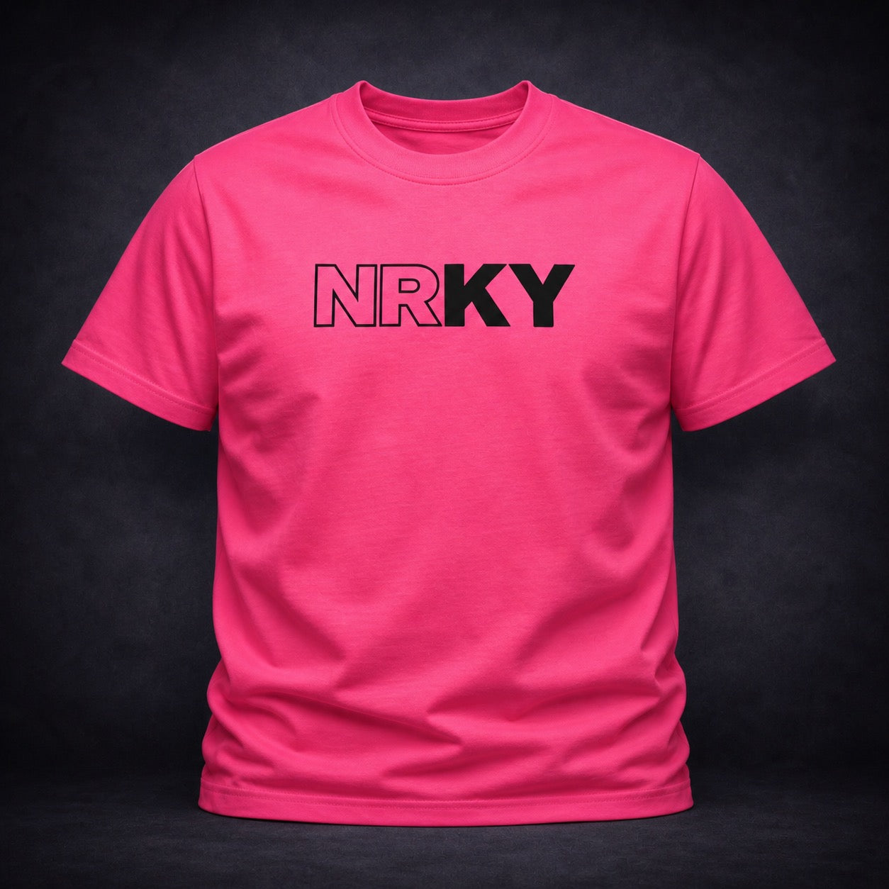 Men’s Revolution Tee - Black on Pink