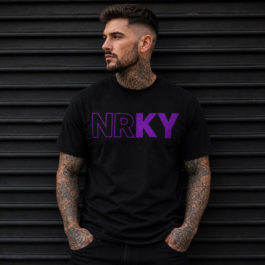 Men’s Revolution Tee - Purple on Black