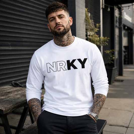Men’s Revolution Long Sleeve - Black on White