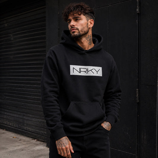Men Hustle Hoodie - Black