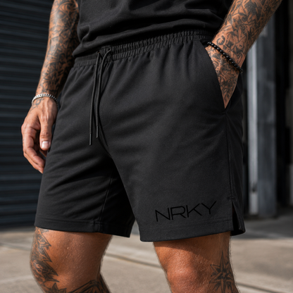 Men's Anarchy Sports Shorts - Black on Black