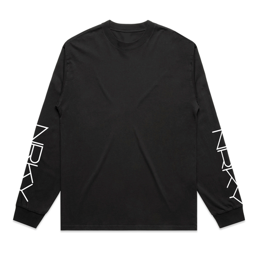 Mens Anarchy Long Sleeve - Faded Black