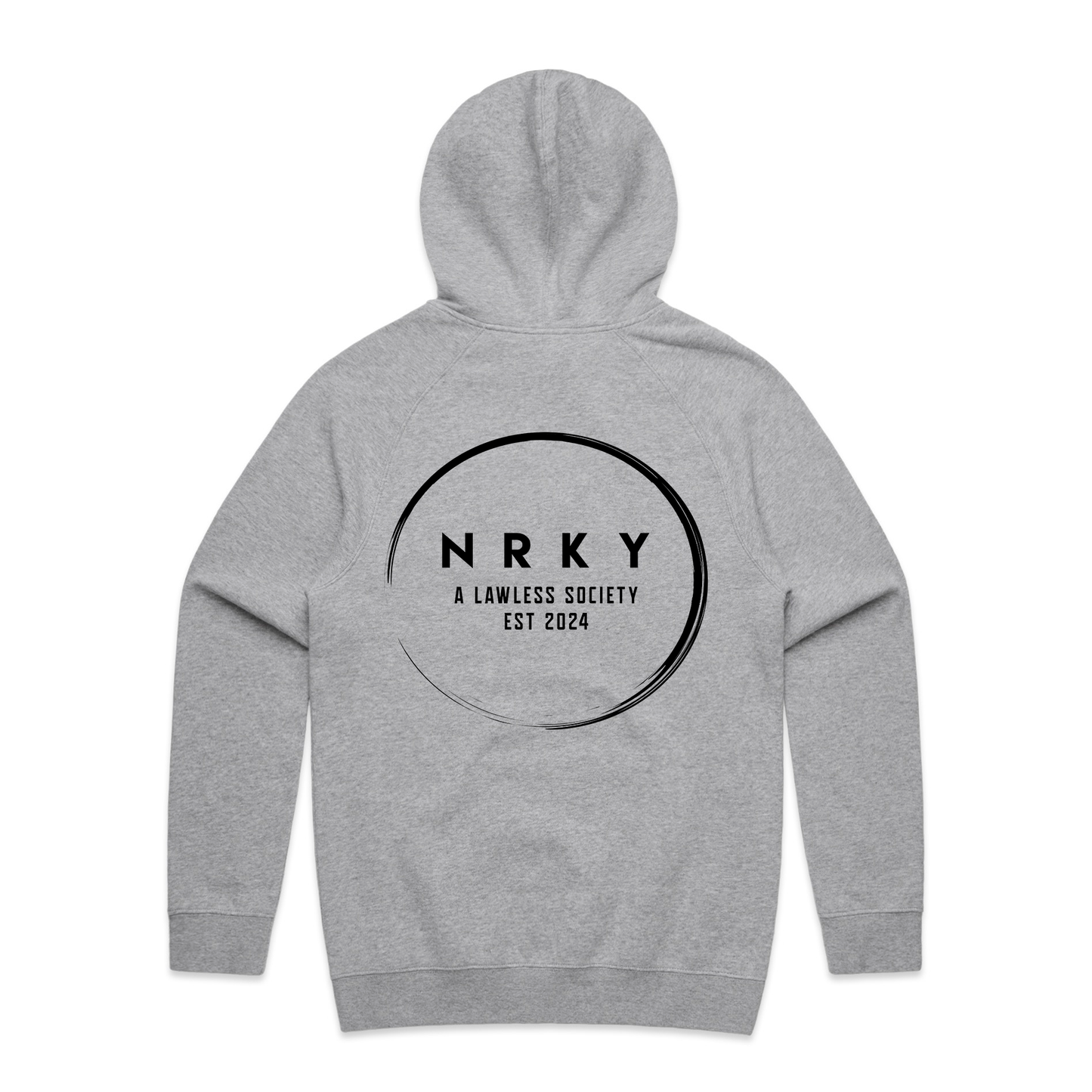 Men's Mayhem Hoodie - Black on Grey