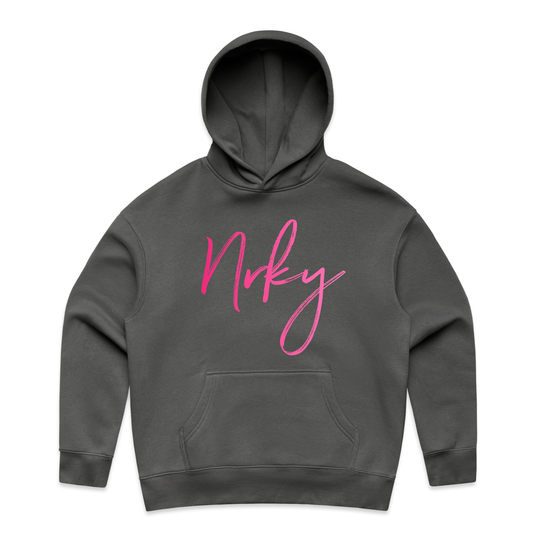 Women's Disobey Hoodie - Pink on Storm