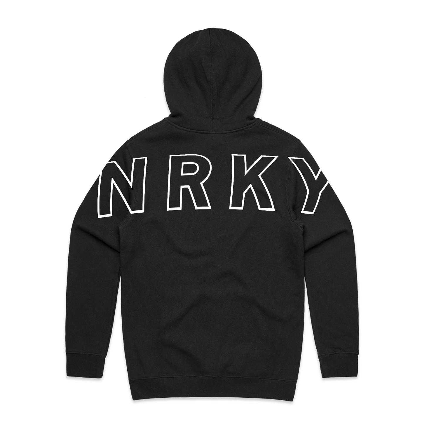 Men's Revolution Hoodie - White On Black