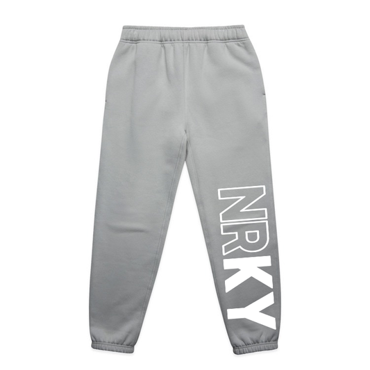 Women's Revolution Tracksuit Pants - White on Storm