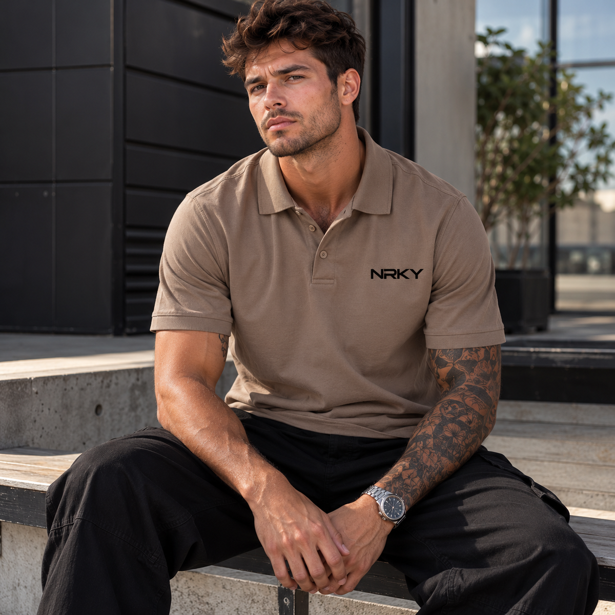 Anarchy Taupe Polo model