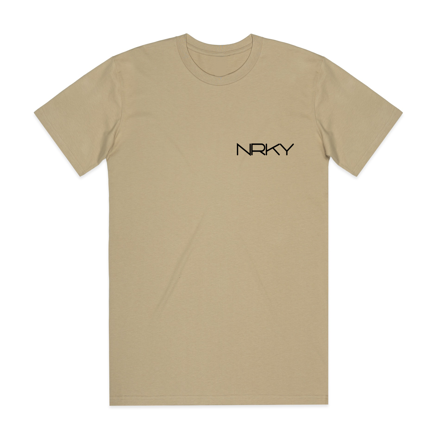Men’s Anarchy Tee -  Black on Khaki
