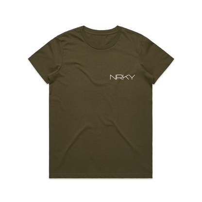 Women's Anarchy Tee - Army Green