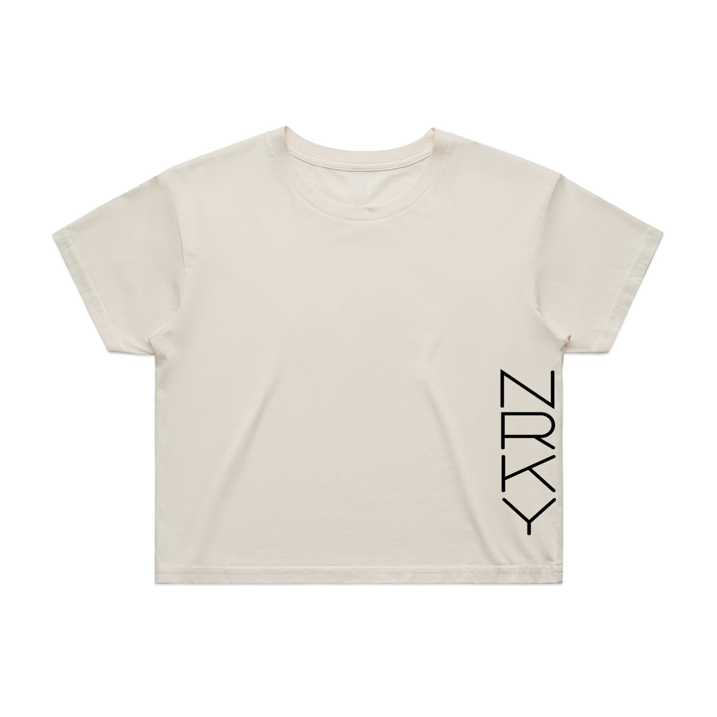 Women's Anarchy Cropped Tee - Bone