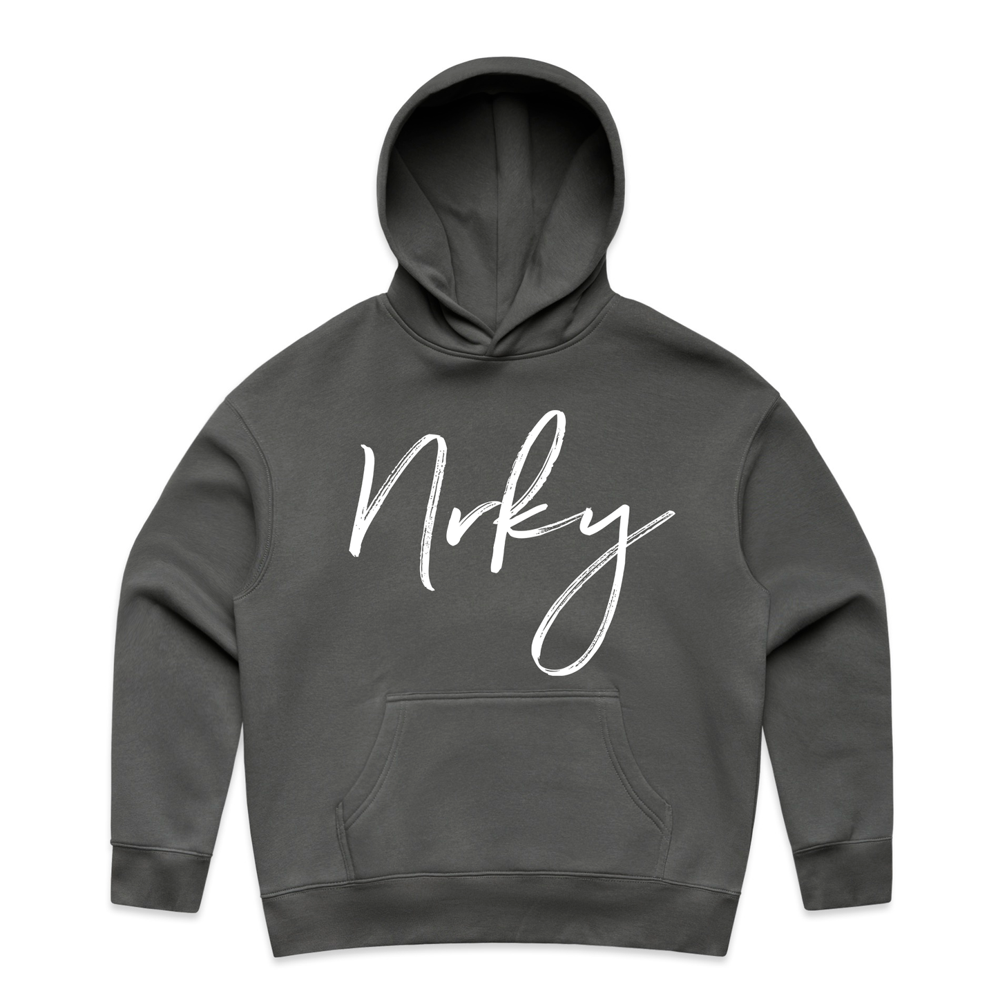 Women's Disobey Hoodie - White on Coal