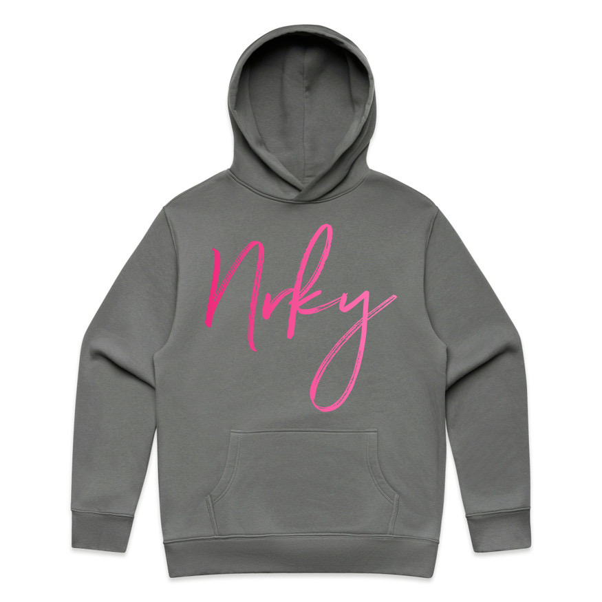 Men's Disobey Hoodie - Pink Logo