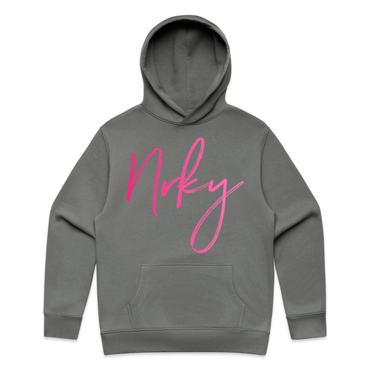 Men's Disobey Hoodie - Pink Logo
