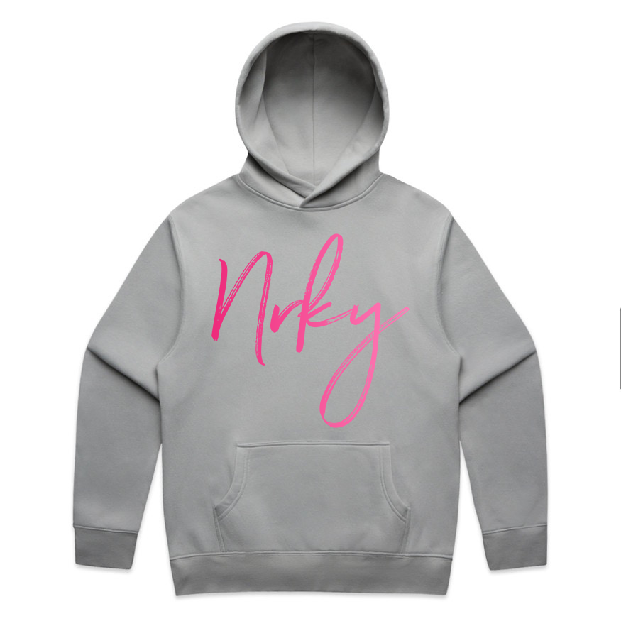 Men's Disobey Hoodie - Pink Logo