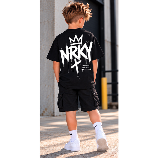 Kids HAVOC Tee Black back