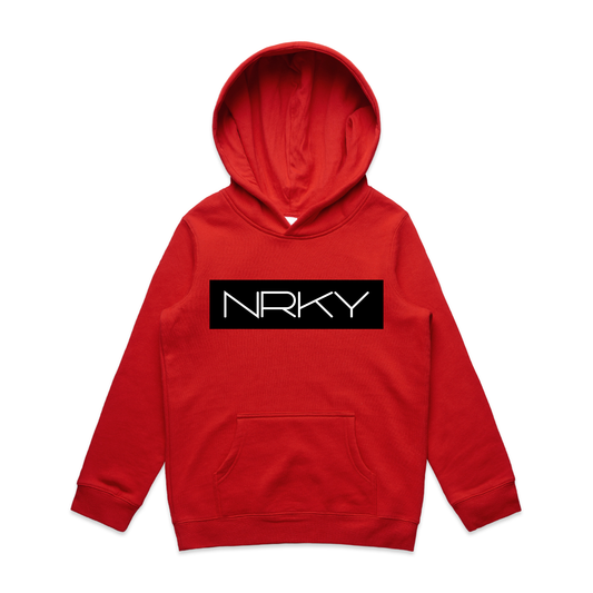 Kids Hustle Hoodie - Red