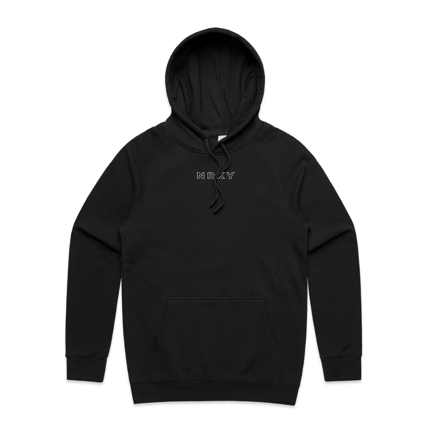 Men's Revolution Hoodie - White On Black
